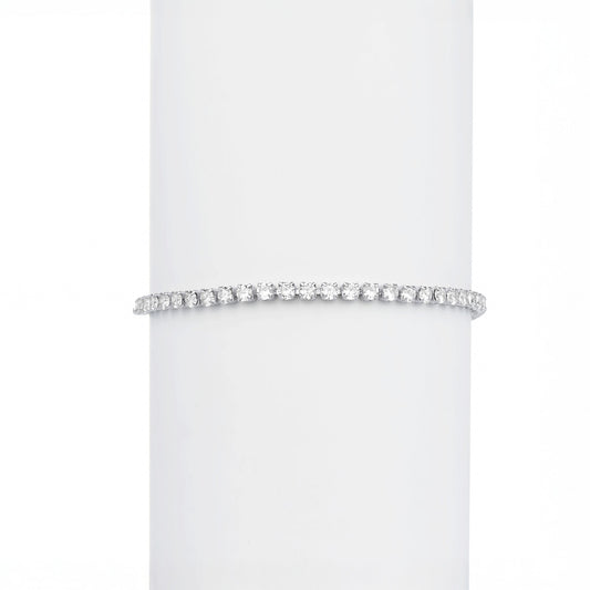 2.5 CT Diamond Tennis Bracelet in 18K Gold