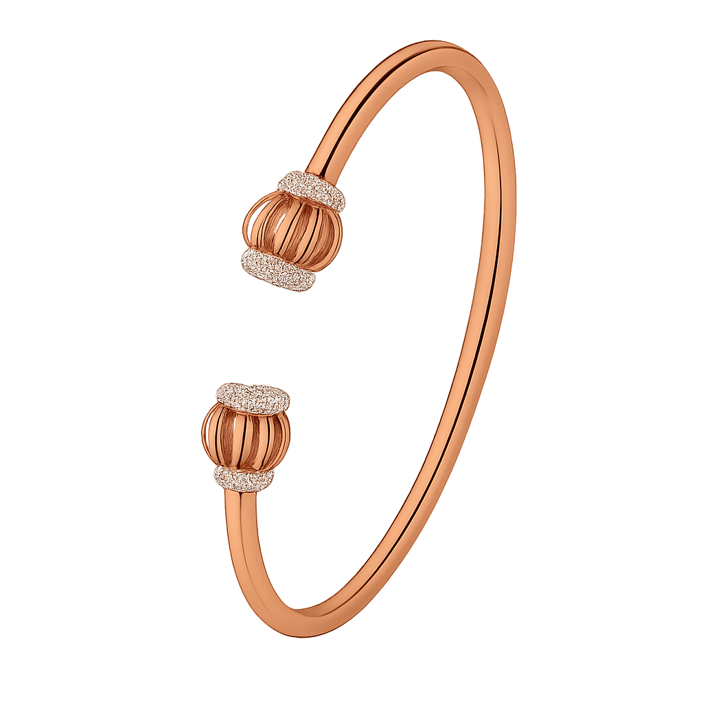 Avaria Cuff Diamond Bracelet in 18K Gold