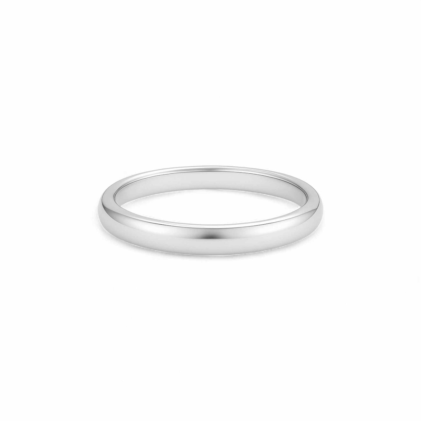 2MM Plain Band in 18KT Gold