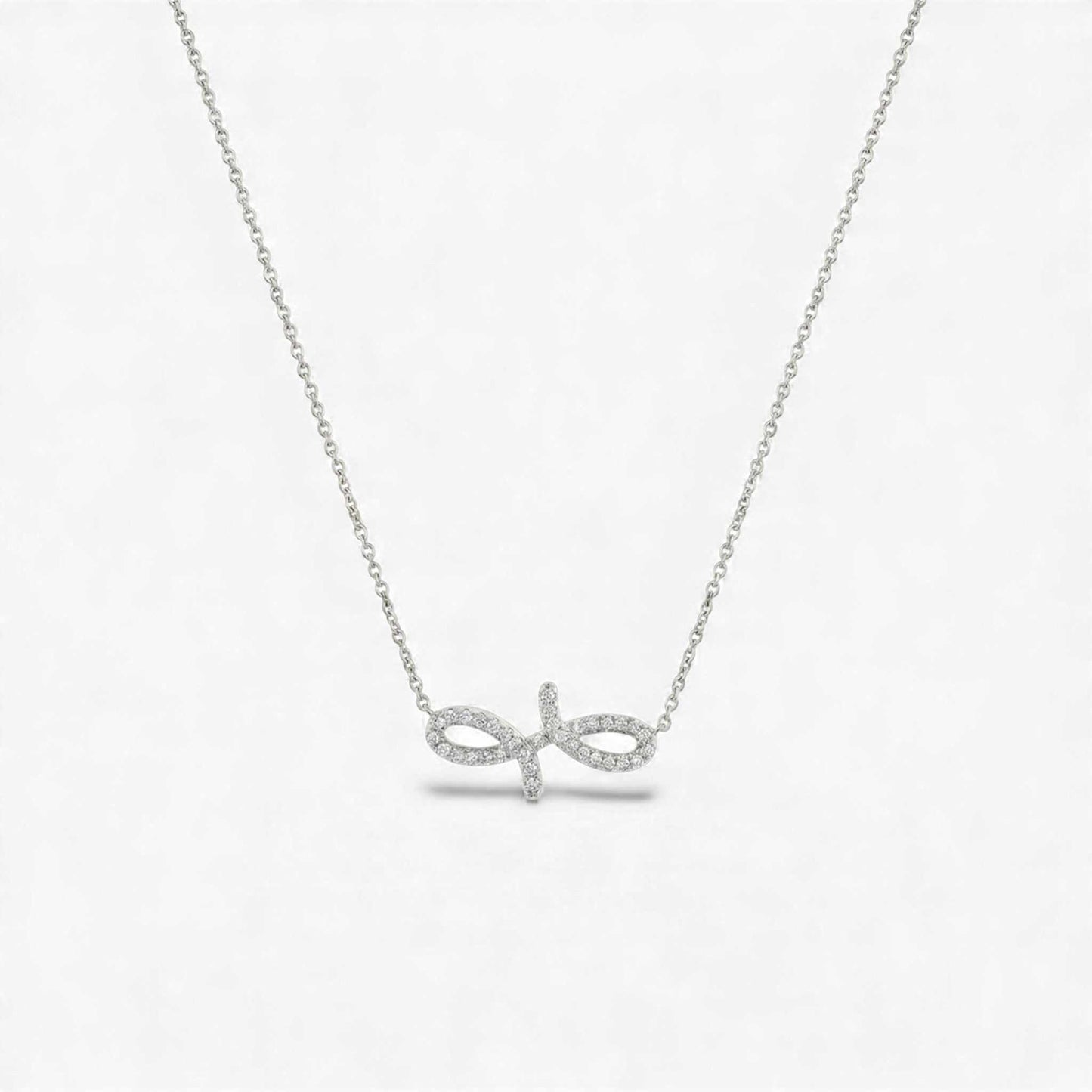 3D Oiza Infinie Diamond Necklace in 18KT Gold
