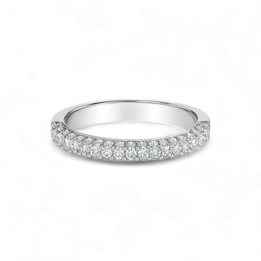 Julia Marquise Moissanite Band in 18K Gold