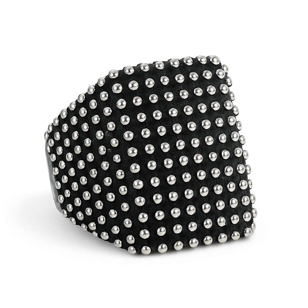 Biker Titanium Stud Band