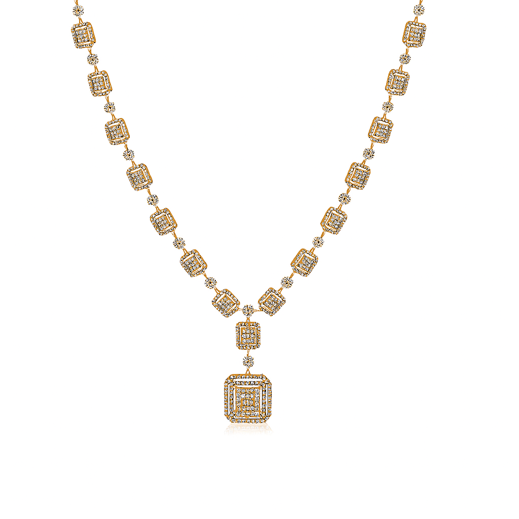 Tiffany Anniversary Natural Diamond Necklace in 18k Gold