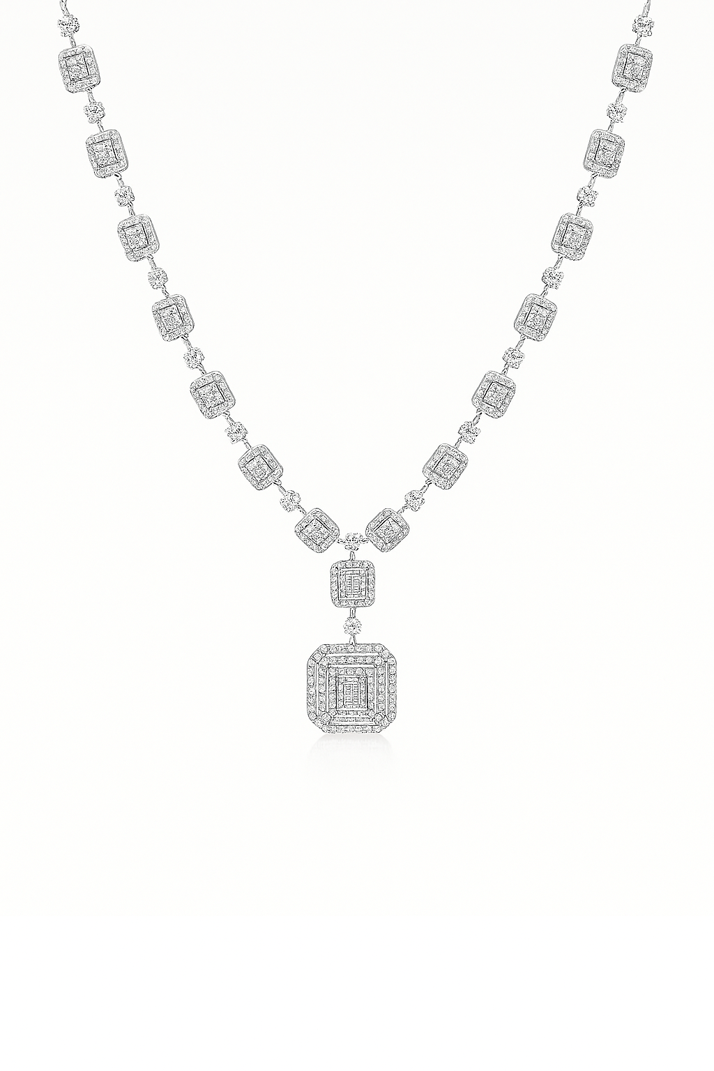 Tiffany Anniversary Natural Diamond Necklace in 18k Gold