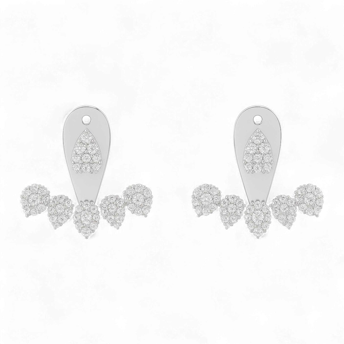 Azure Diamond Studs in 18KT Gold