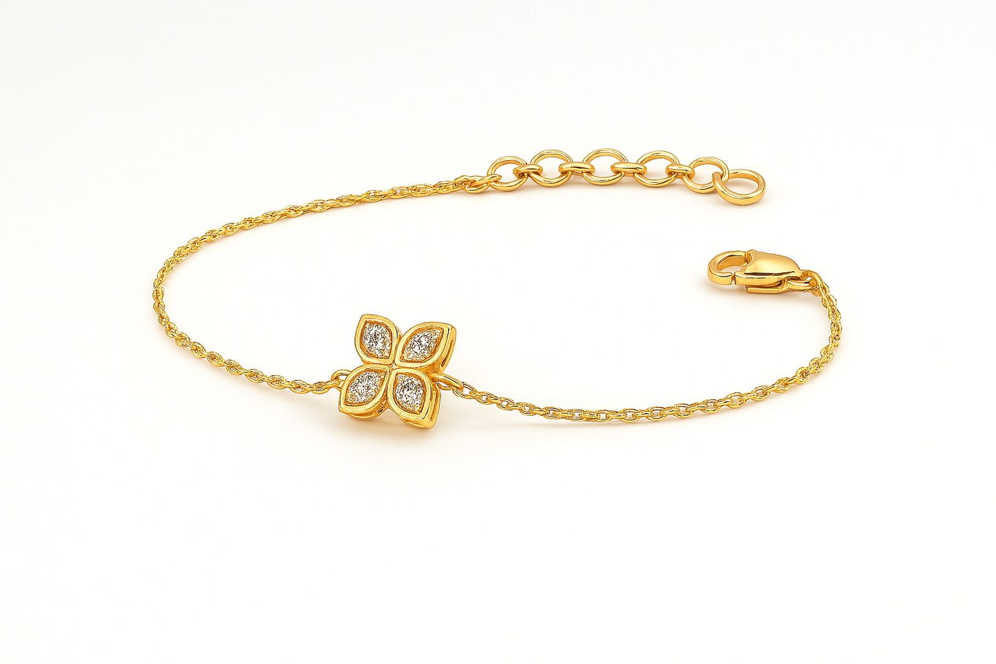 Nora Diamond Tennis Bracelet in 18Karat Gold