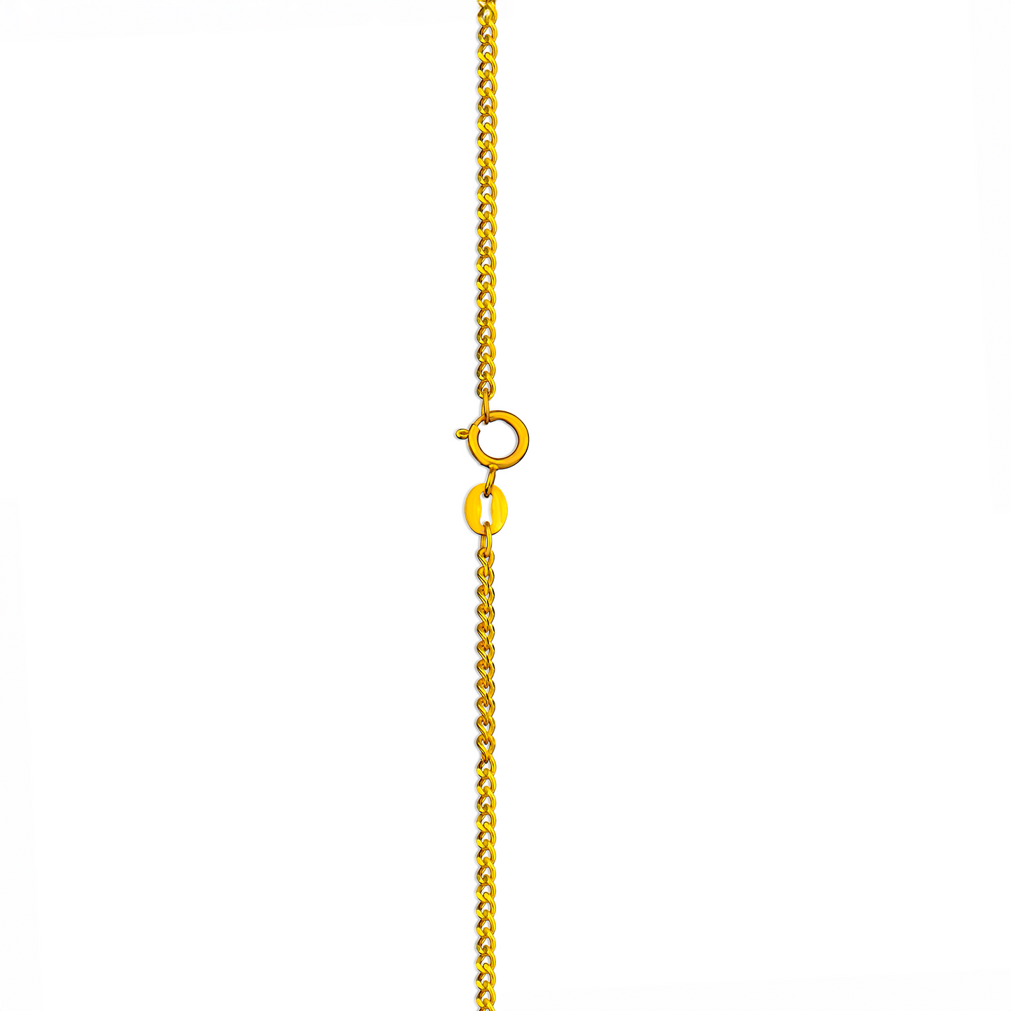 Arabic Alphabet Diamond Necklace in 18K Gold