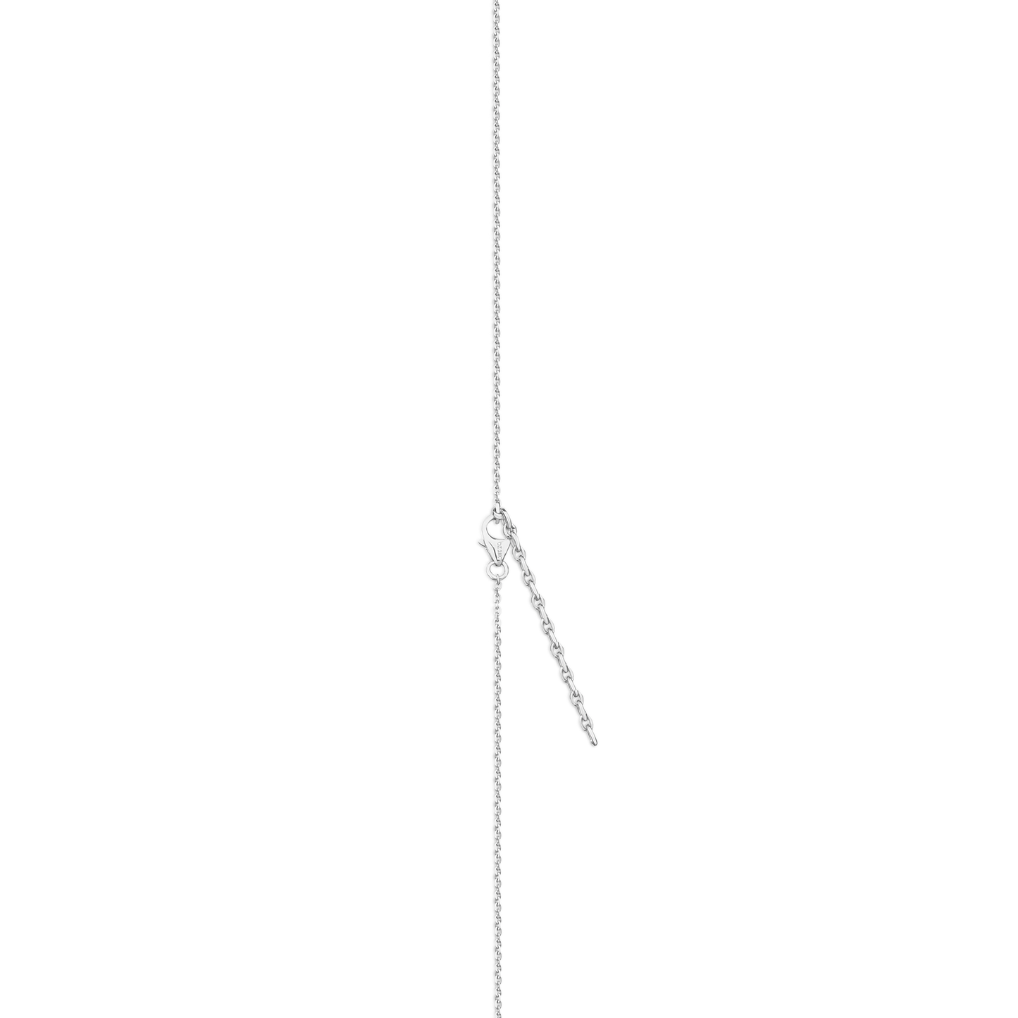 Willow Natural Diamond Encrusted Clover Pendant Necklace in 18K Gold