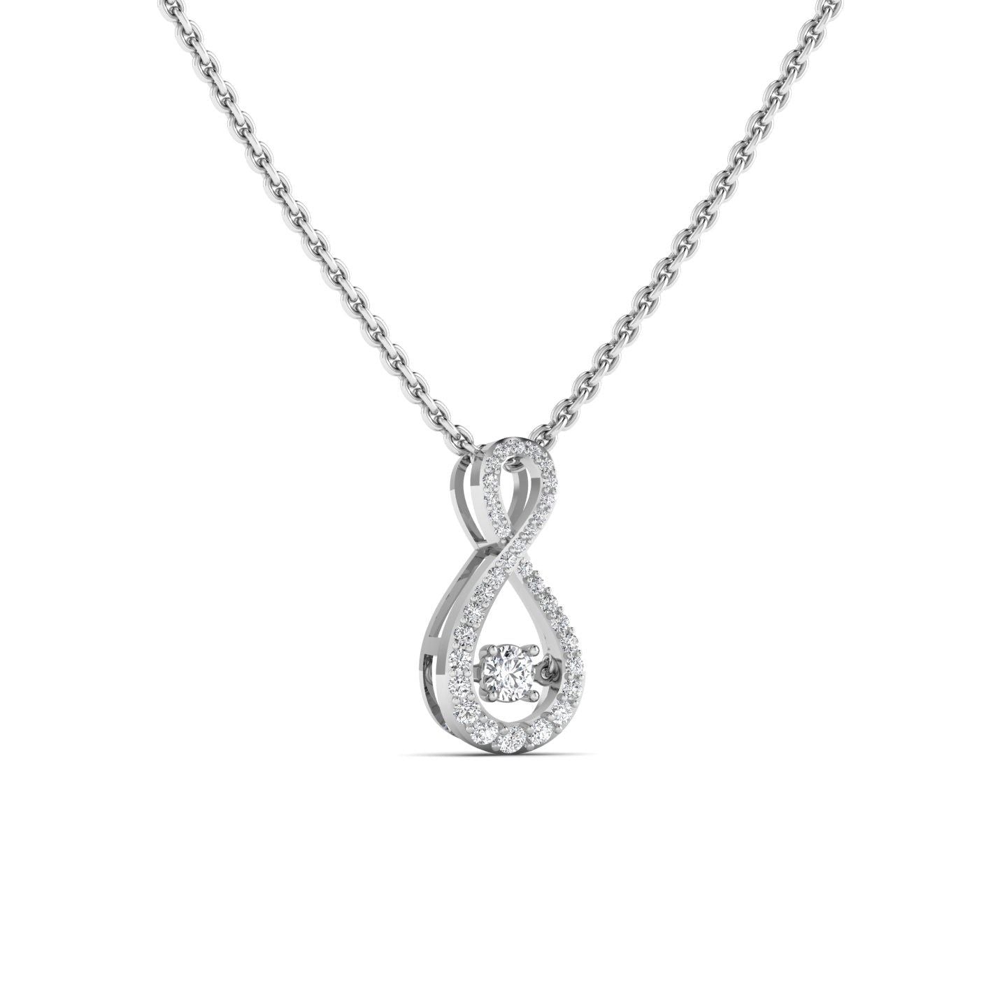 Twinkle Infinie Pendant Necklace in 18K Gold