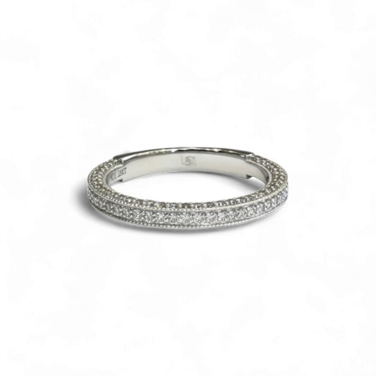 Zack Diamond Band in 18K Gold