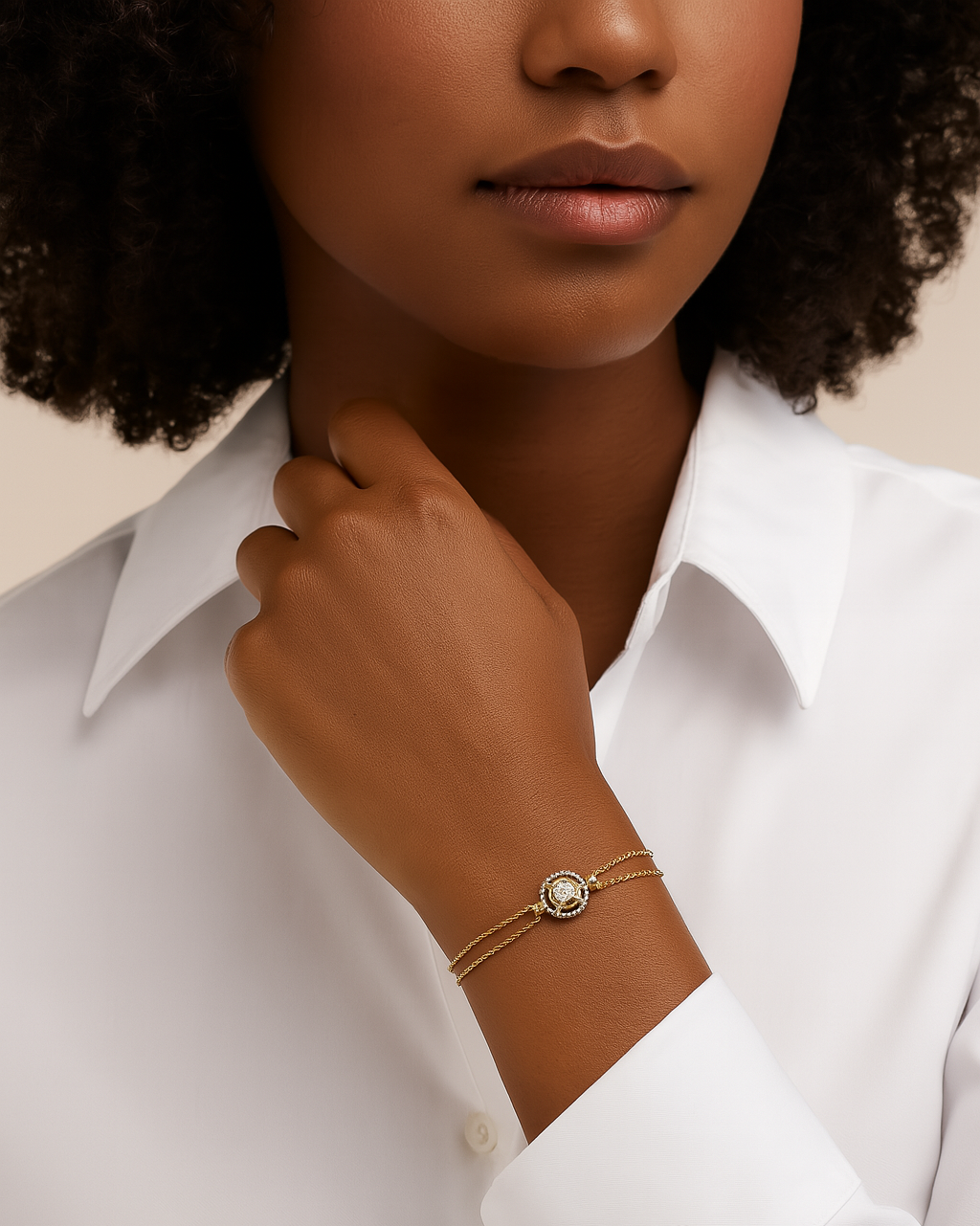 Orbit Diamond Tennis Bracelet in 18Karat Gold
