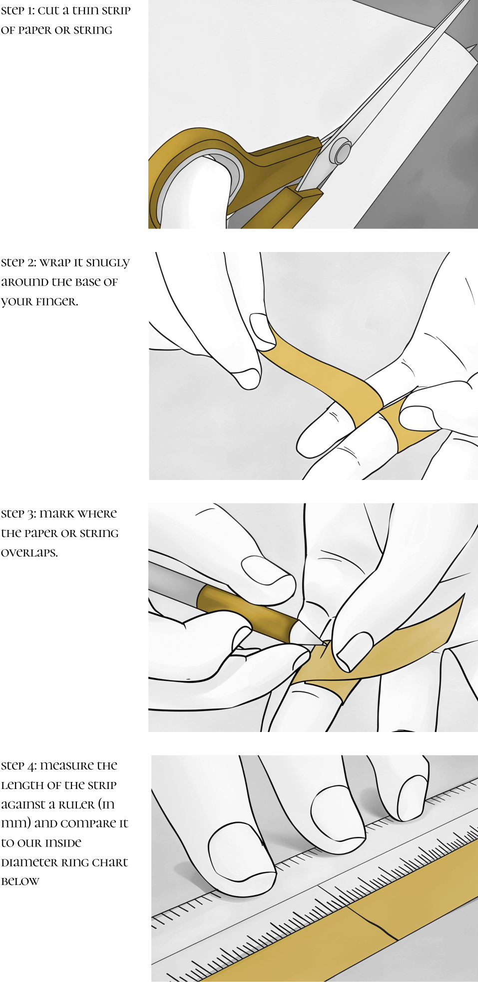 1. ring size guide