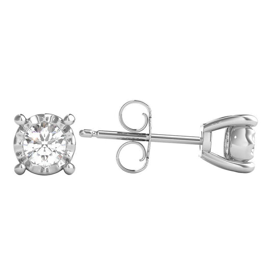 3CT Lab Grown Diamonds Studs in 18K Gold