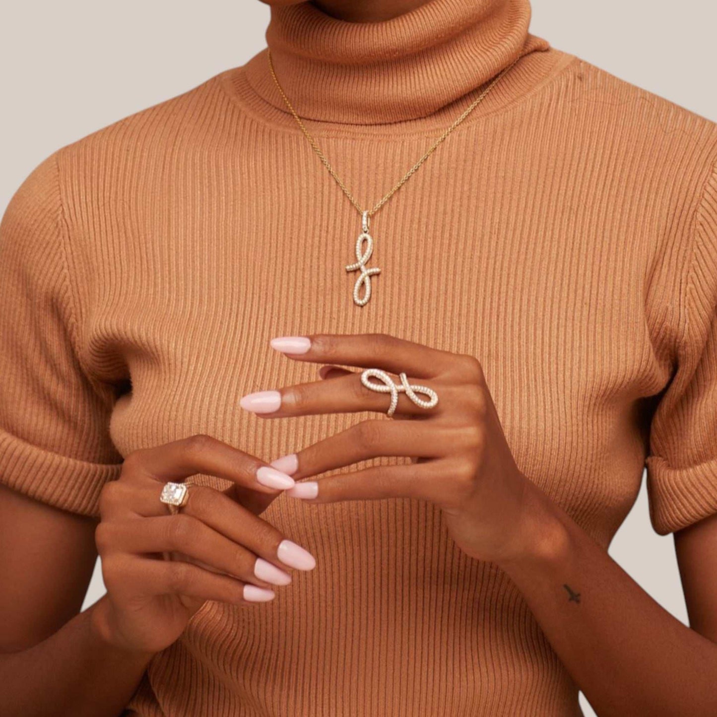 3D Oiza Infinie Diamond Ring in 18KT Gold