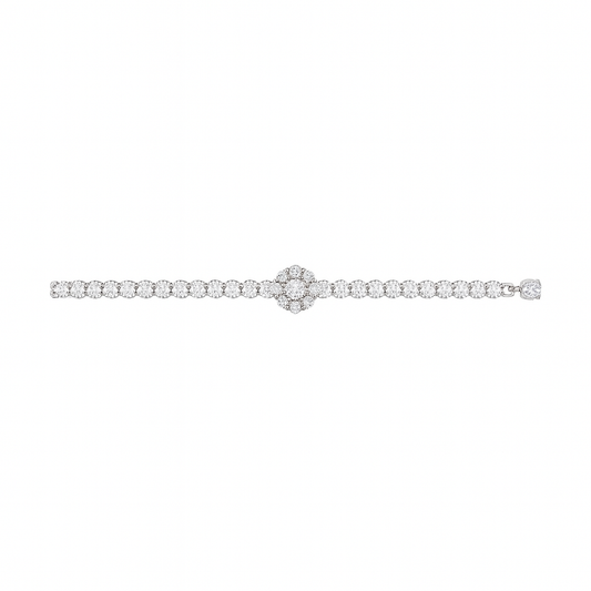 Anu Moissanite Bracelet in 925 Sterling Silver