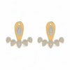 18KT gold Azure Diamond Studs with sparkling natural diamonds and elegant design