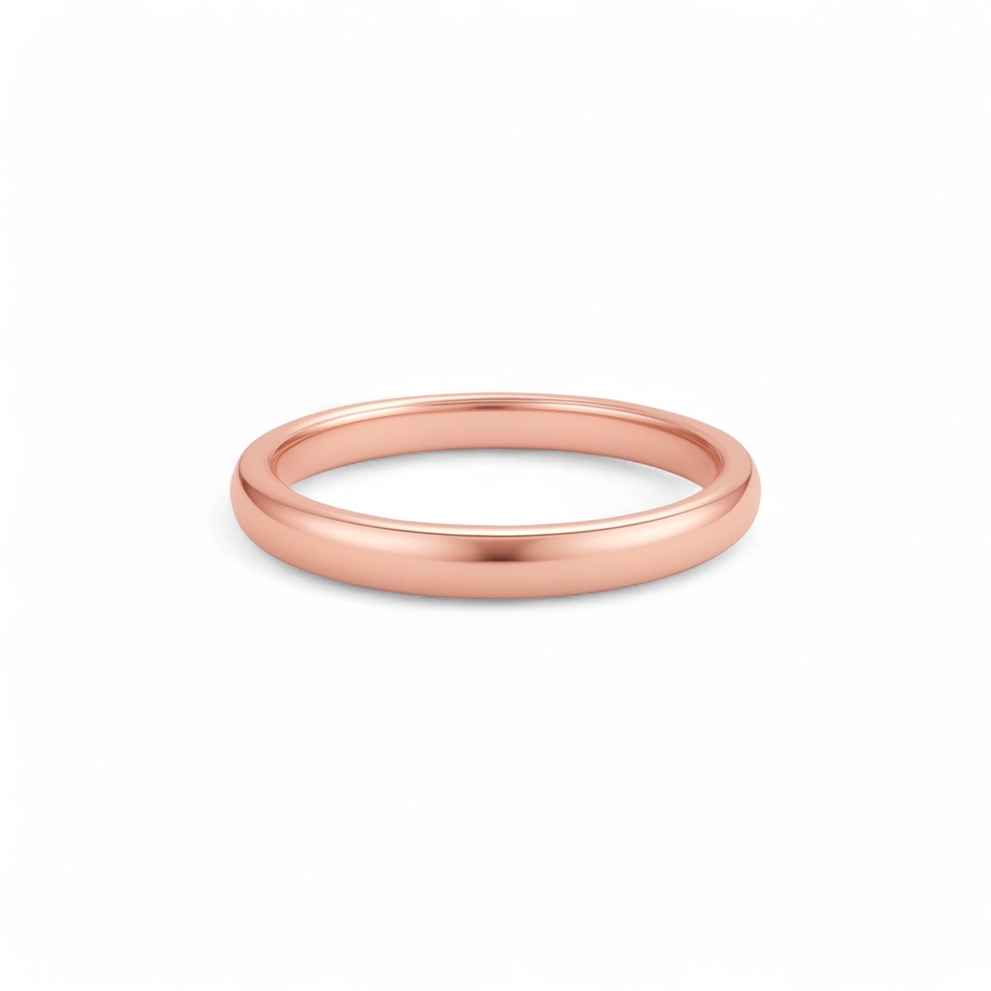 2MM Plain Band in 10K Gold