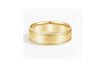 Gold ring on a white background
