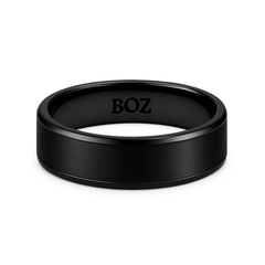 BOZ Titanium  Black-Tone Band