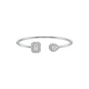 Diamond ring with a white background