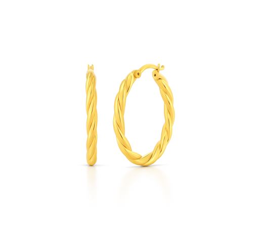 BOZ Everyday Mini Hoop Earrings in 18K Gold