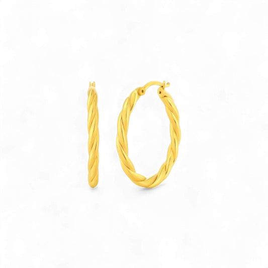 BOZ Everyday Mini Hoop Earrings in 18K Gold