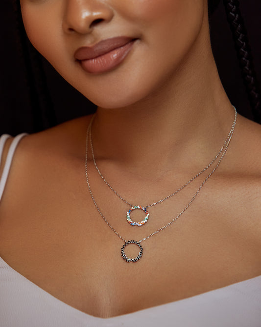 BOZ Forever CZ Necklace In 925 Sterling Silver