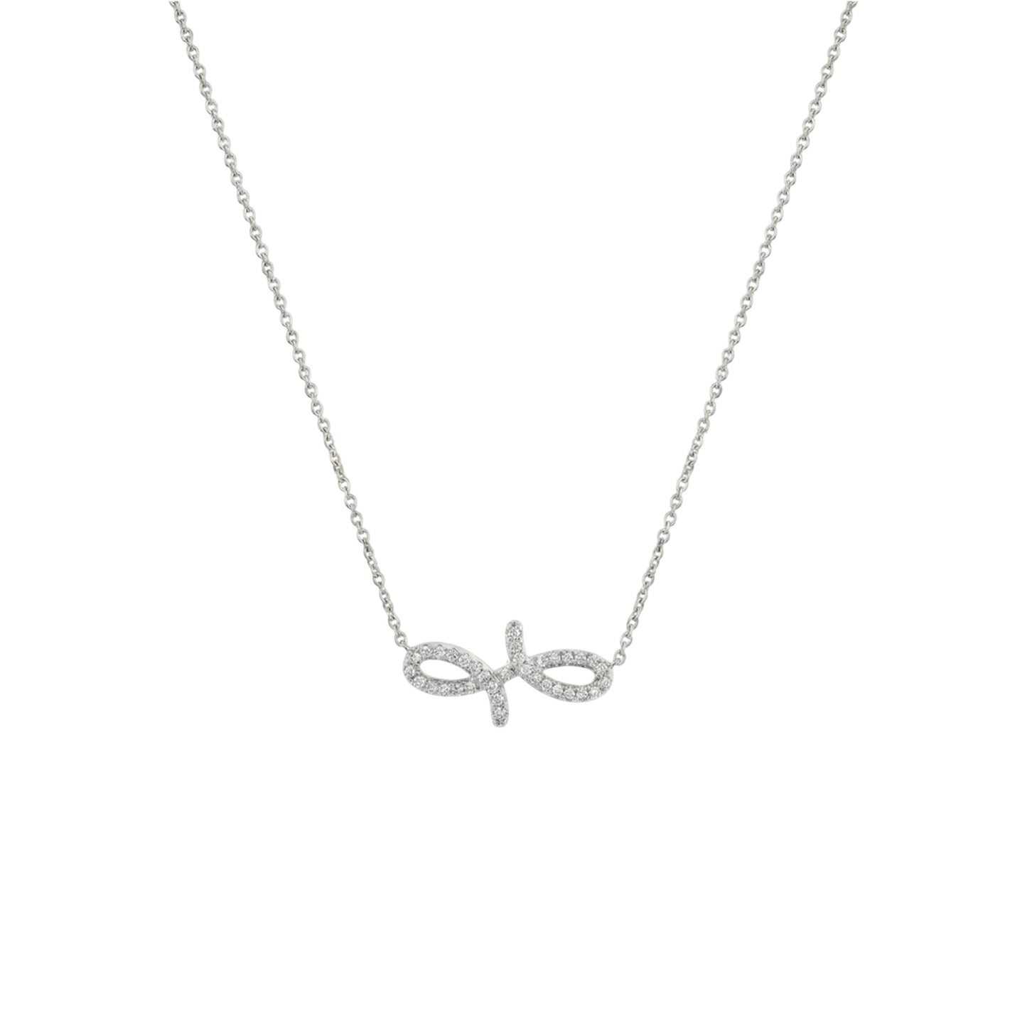 3D Oiza Infinie Diamond Necklace in 18KT Gold