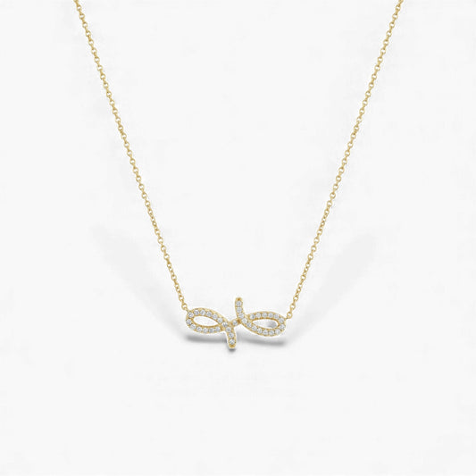 3D Oiza Infinie Diamond Necklace in 18KT Gold