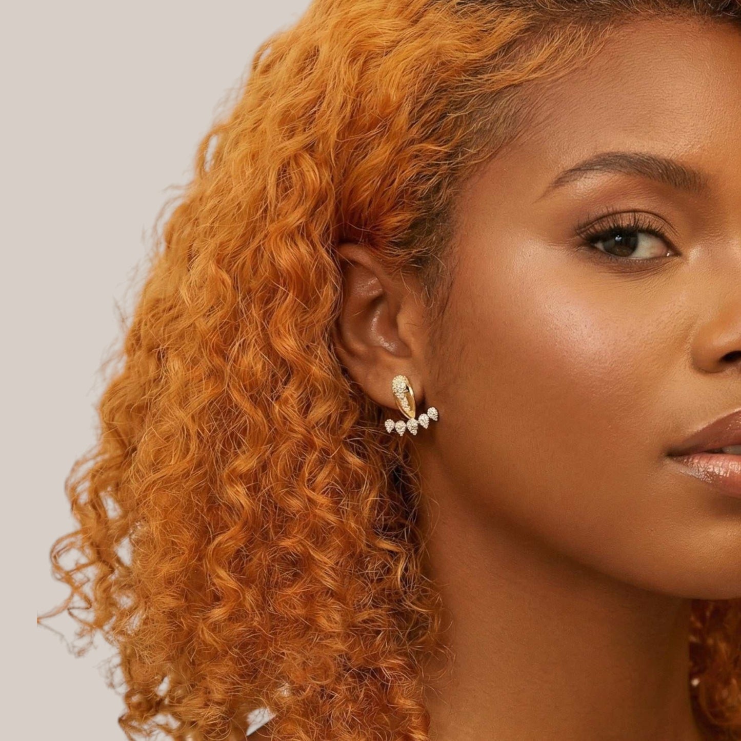 Azure Diamond Studs in 18KT Gold