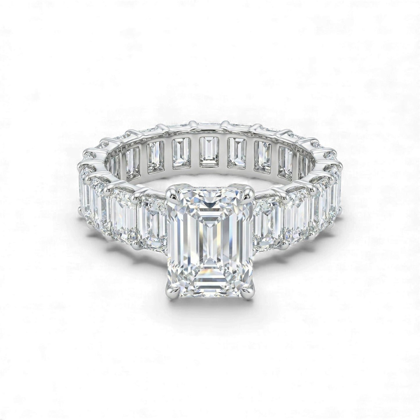 Calla CZ Engagement in 925 Sterling Silver