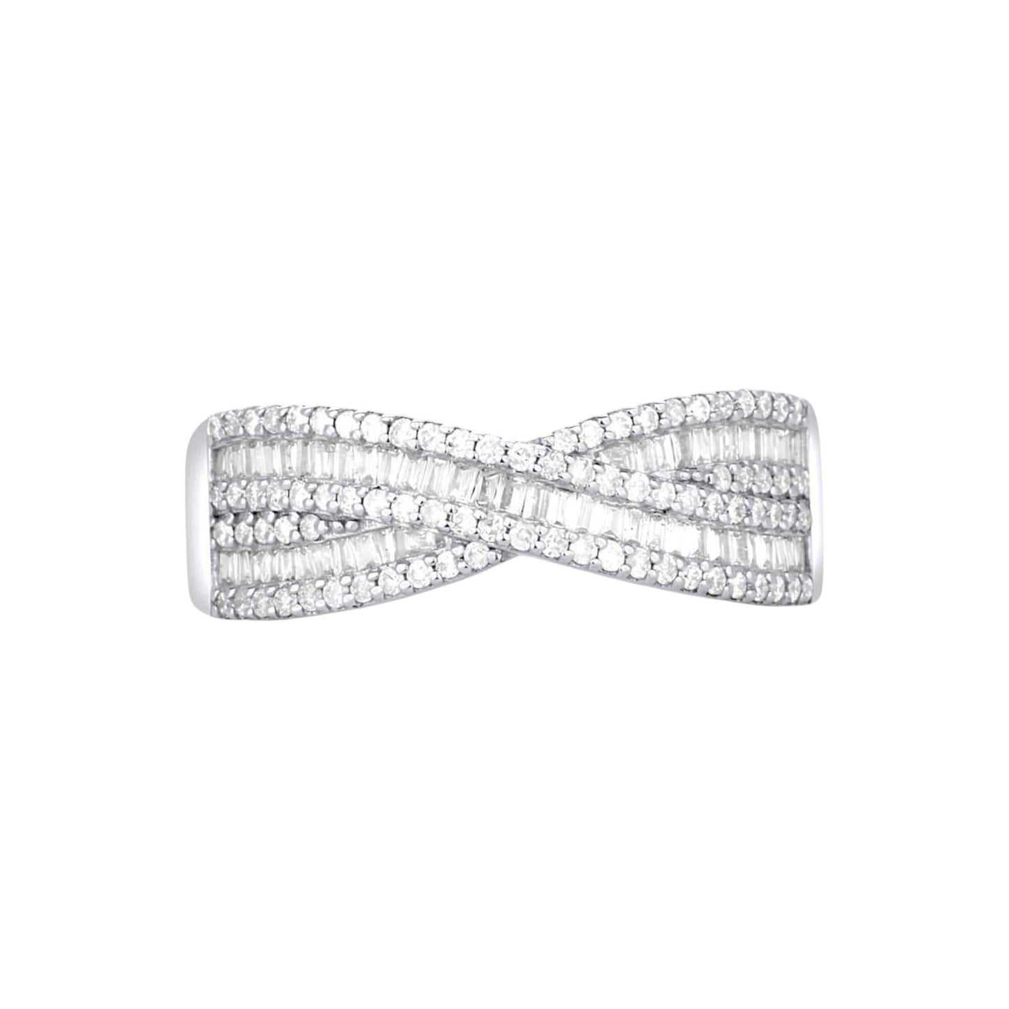 Camille Diamond Band 18KT gold ring with natural diamonds, elegant and timeless design