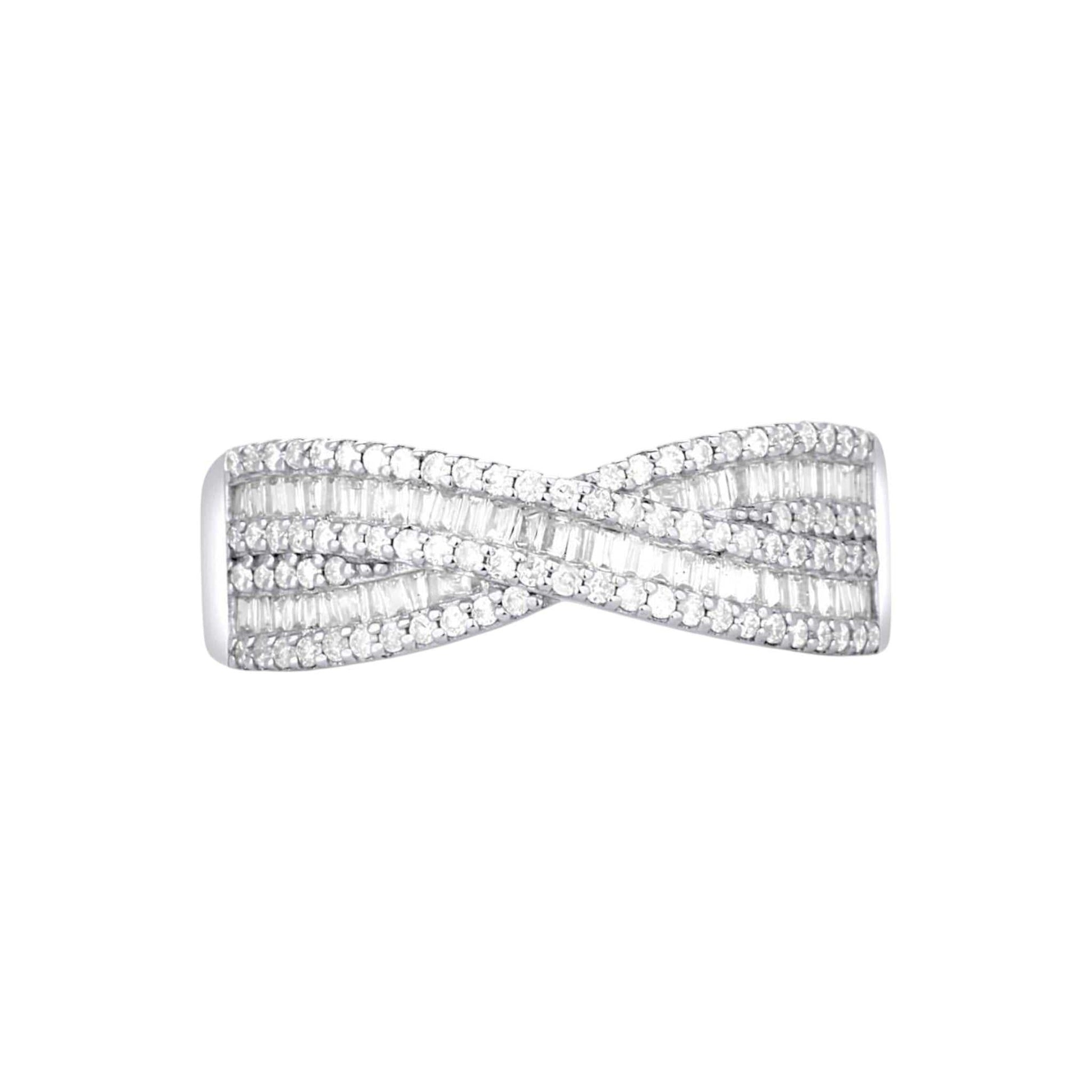 Camille Diamond Band 18KT gold ring with natural diamonds, elegant and timeless design