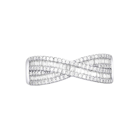 Camille Diamond Band 18KT gold ring with natural diamonds, elegant and timeless design