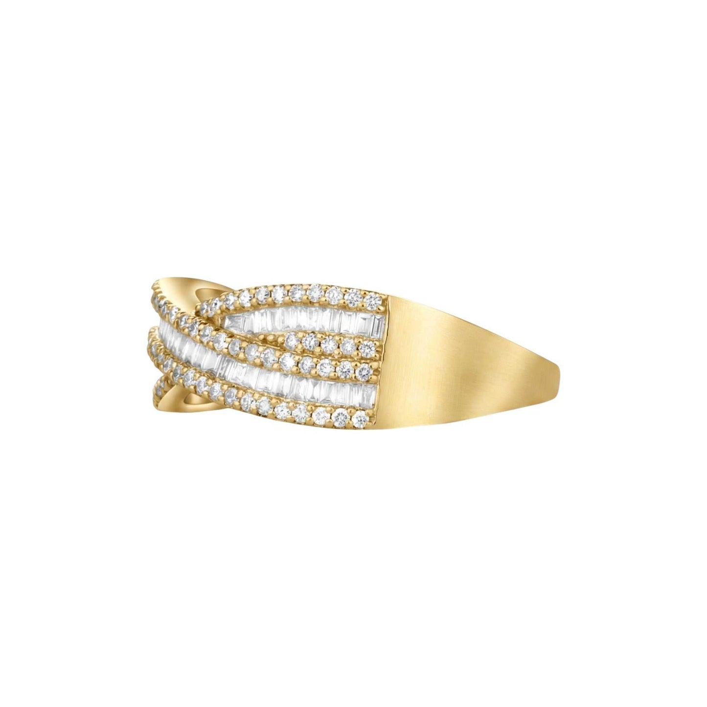 Camille Diamond Band in 18KT Gold