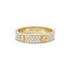 Love Inspired 6mm Natural Diamond Band in 18KT Gold with round brilliant diamonds and modern design