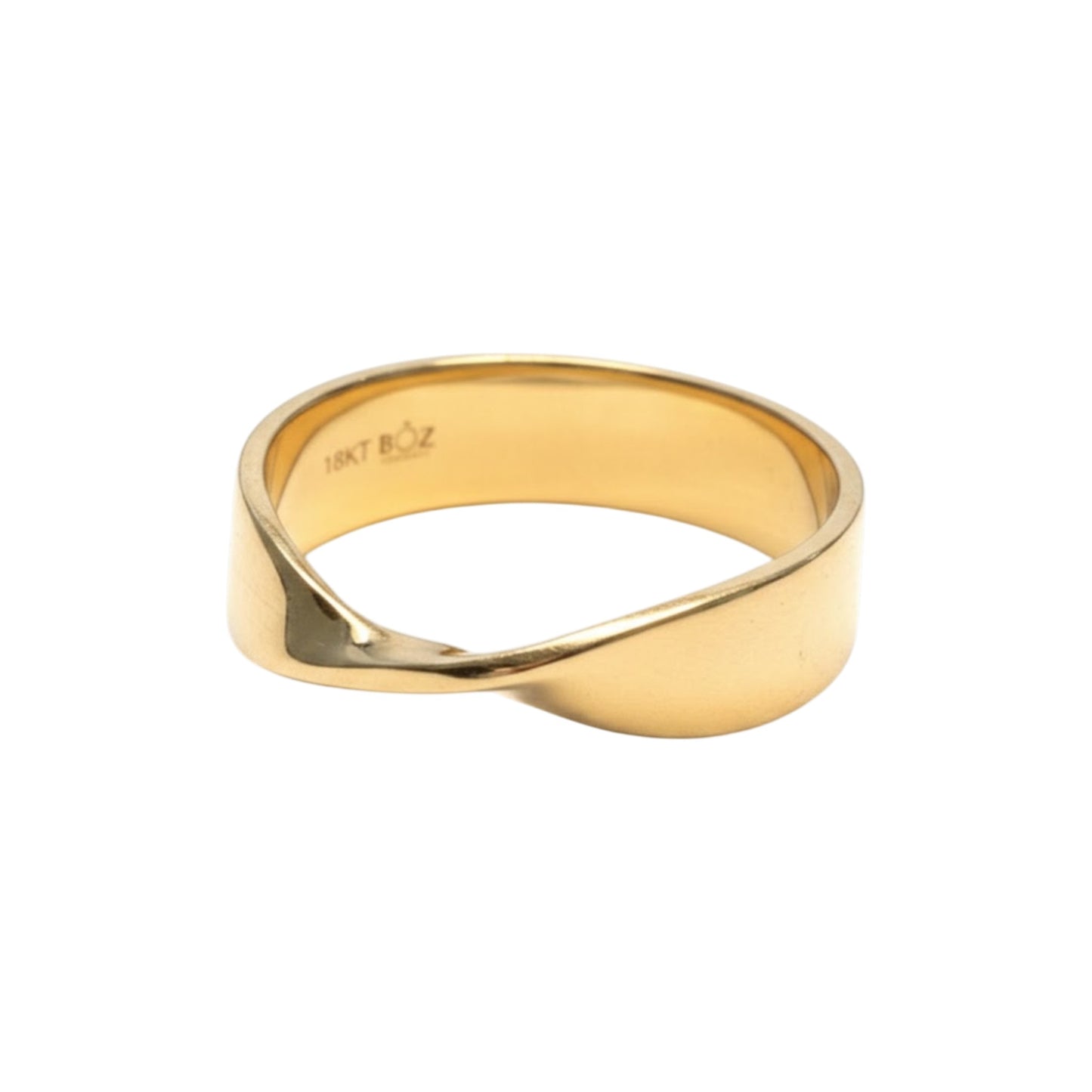 Twist Band in 18KT Gold