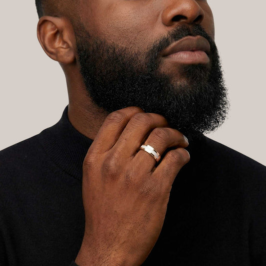 Zion Natural Diamond Band in 18KT Gold