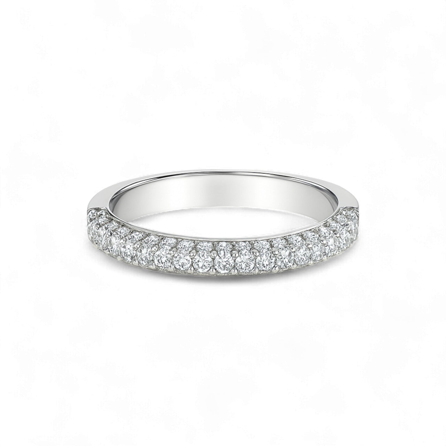 Julia Marquise Moissanite Band in 18K Gold