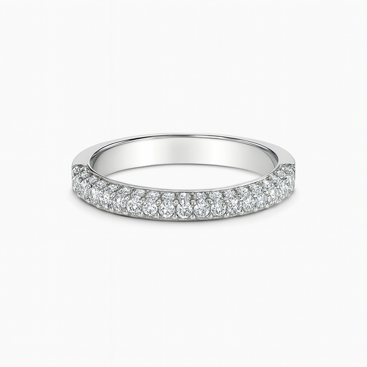 Julia Marquise Moissanite Band in 18K Gold