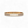 Aeris Diamond Bracelet in 18KT gold with double-row round and baguette diamonds totaling 3.7ct