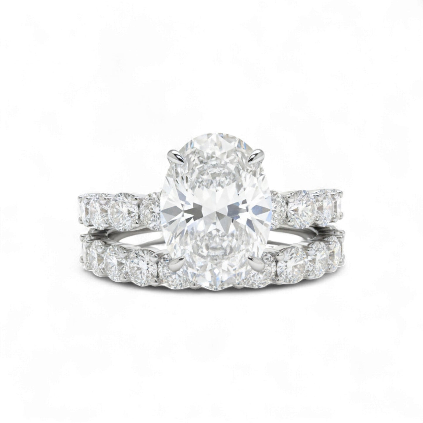Beatrice CZ Bridal Set in 925 Sterling Silver