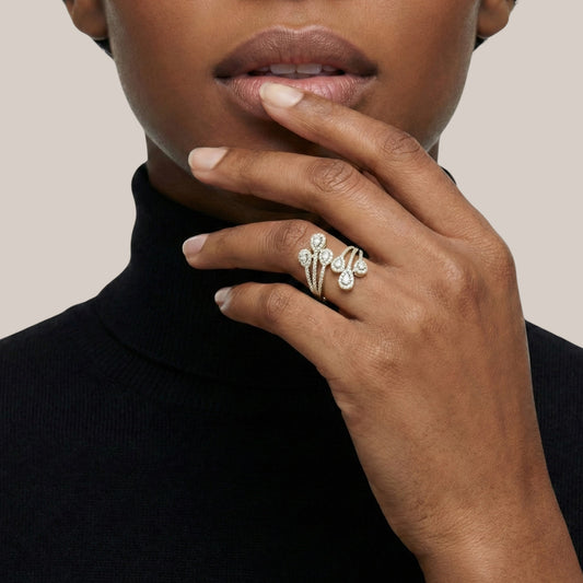 Imani Diamond Ring in 18KT Gold