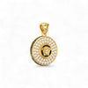 Medusa Diamond Pendant in 18K gold with VVS FG diamonds and intricate Medusa motif