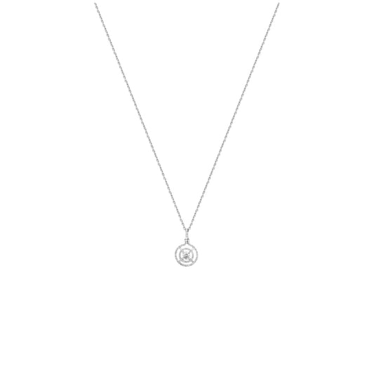 Orbit Natural Diamond Necklace in 18KT Gold