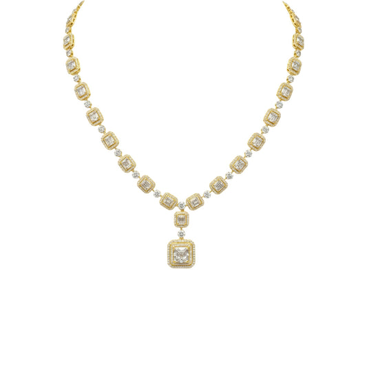 Tiffany Anniversary Natural Diamond Necklace in 18KT Gold