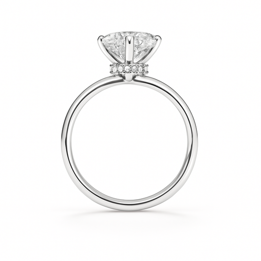 Phoebe Lab Grown Diamond Engagement Ring in 18K Gold