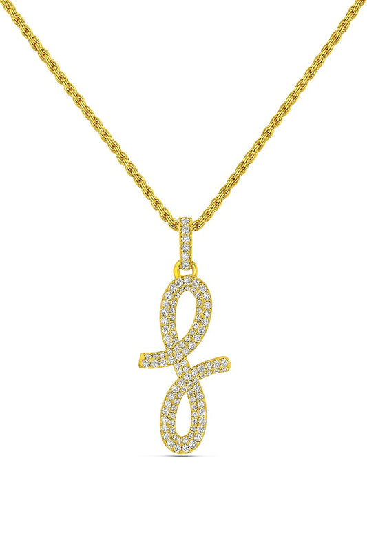 3D Oiza Infinie Pendant Necklace in 18K Gold