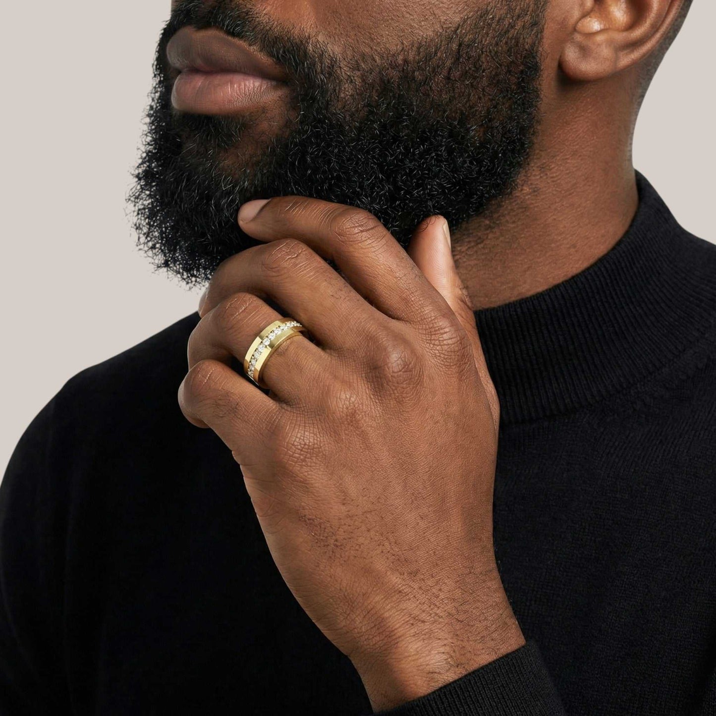 Chanel Natural Diamond Band in 18KT Gold