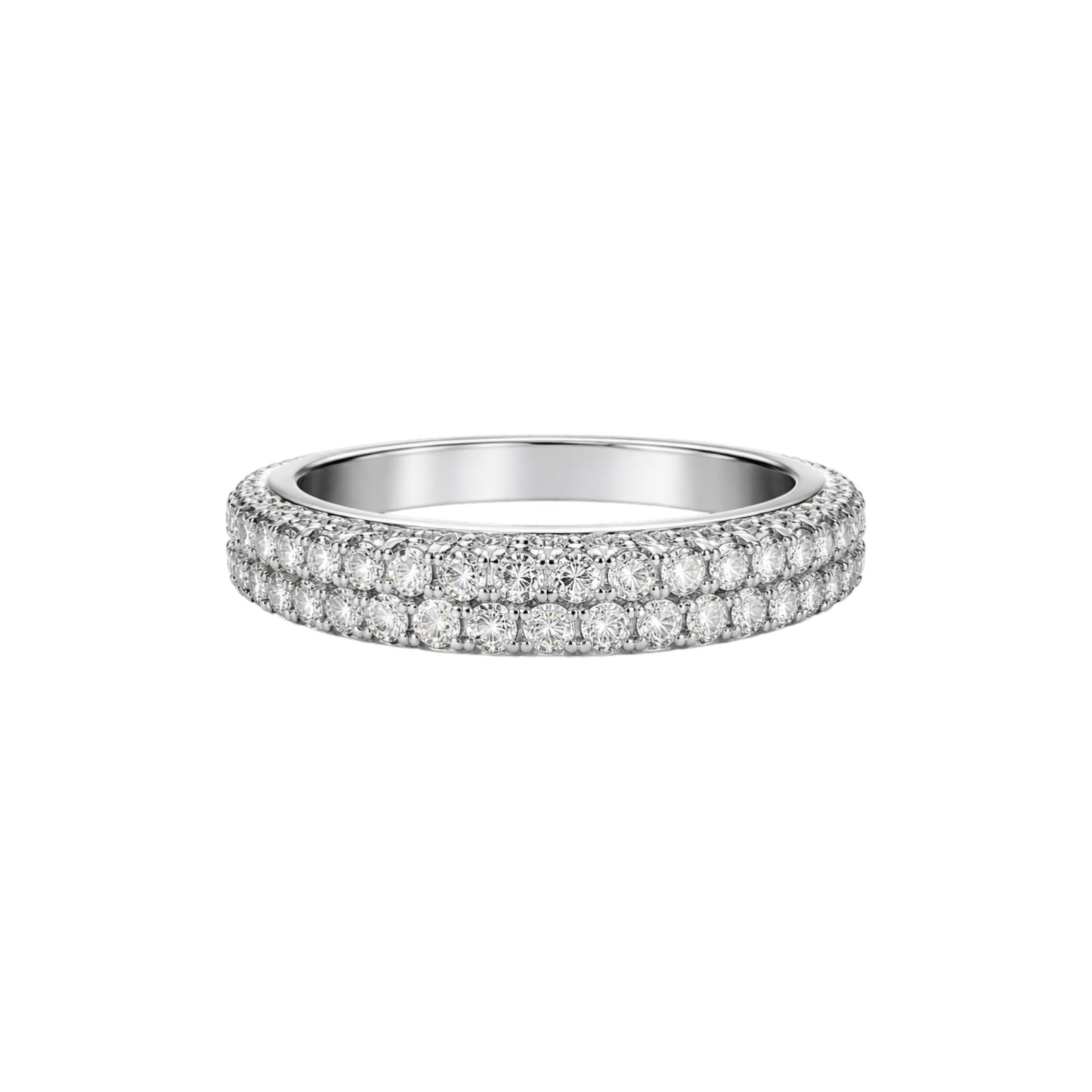 Amina Diamond Band in 18KT Gold